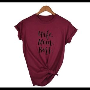 Wife Mom Boss T-shirt